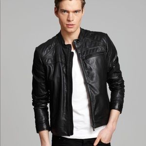 Hugo Boss Leather Bomber jacket